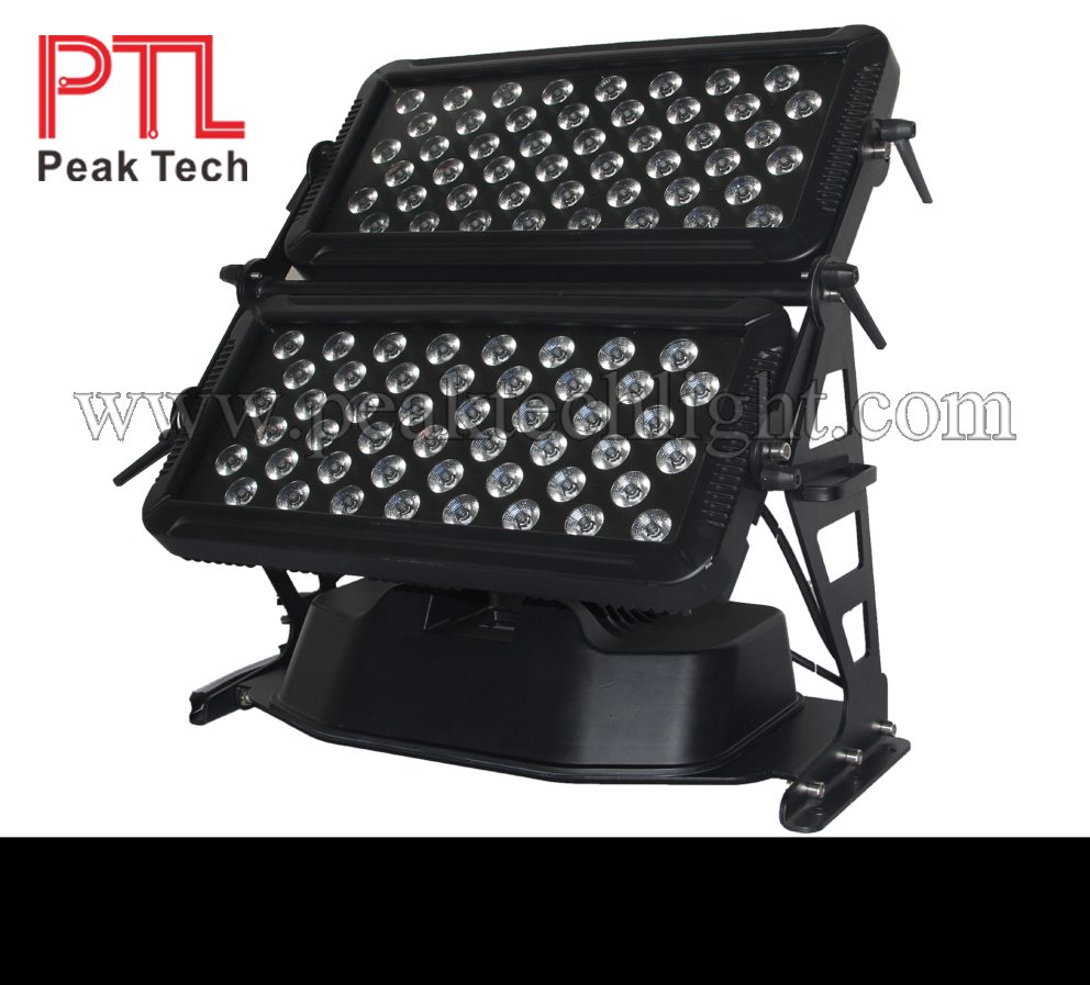 PT-W903 96pcs Outdoor LED RGBWA UV 6in1 Double-Head City Color Light